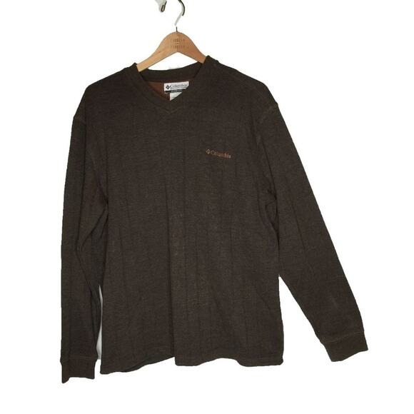 Columbia Sportswear Company Men's Pullover Long Sleeve sweater Brown Large - Picture 1 of 4